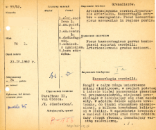 File of histopathological evaluation of nervous system diseases (1962) - nr 99/62