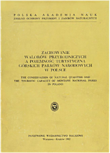 Rare taxa of vascular plants of the territory of the Tatra National Park - their endangerment by tourism and problems of their conservation