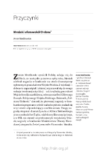 Mrożek i afera wok&oacute;ł Ordona