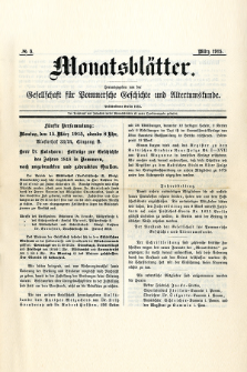Monatsbl&auml;tter Jhrg. 29, H. 3 (1915)