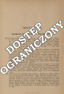 Kalendarzyk astronomiczny na miesiąc lipiec 1913 r.