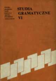 Studia Gramatyczne 6