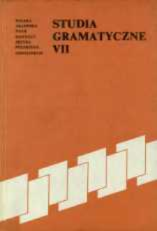 Studia Gramatyczne 7