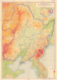 The topographic map of Manchoukuo : scale 1:2 000 000