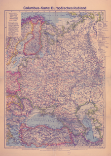 Columbus-Karte: Europäisches Rußland : Mittlerer Maßstab 1:5.000.000