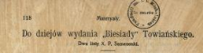 Do dziejów wydania "Biesiady" Towiańskiego : dwa listy X. P. Semenenki