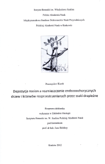 Depozycja nasion a rozmieszczenie endozoochorycznych drzew i krzewów rozprzestrzenianych przez ssaki drapieżne