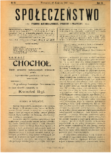 Społeczeństwo : tygodnik naukowo-literacki, społeczny i polityczny 1909 N.16