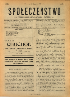 Społeczeństwo : tygodnik naukowo-literacki, społeczny i polityczny 1909 N.25