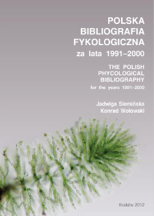 Polska bibliografia fykologiczna za lata 1991-2000