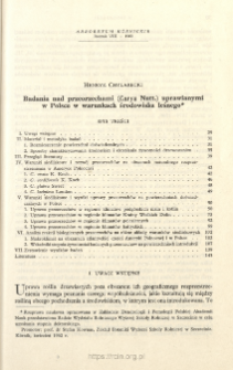 Investigations on the Development of Some Species of Hickory (Carya Nutt.) Grown in Poland