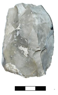 Double platform blade-flake core