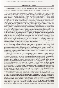 "Czystość i brud. Higiena ciała od średniowiecza do XX wieku", Georges Vigarello, Warszawa 1996 : [recenzja]