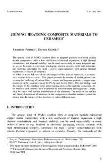 Joining heatsink composite materials to ceramics
