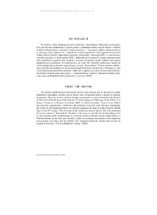 Od Redakcji = From the Editors = Editorial