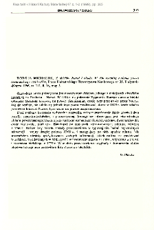 Z dziejów Narwi i okolic. W 480 rocznicę nadania prawa chełmińskiego 1514-1994, Dorota Michaluk, Białystok-Narew 1996 : [recenzja]