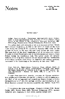 Acta Poloniae Historica. T. 46 (1982), Notes