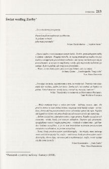 Świat według Zorby