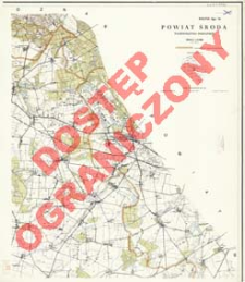 Powiat Środa : wojew&oacute;dztwo poznańskie : skala 1:25 000