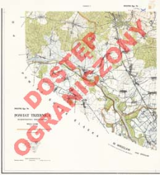 Powiat Trzebnica : wojew&oacute;dztwo wrocławskie : skala 1:25 000