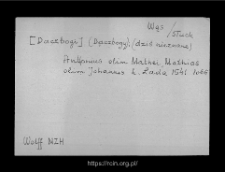 Daćbogi. Files of Wizna district in the Middle Ages. Files of Historico-Geographical Dictionary of Masovia in the Middle Ages