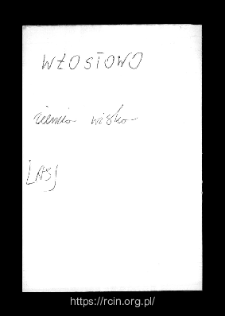 Włostowo. Files of Wizna district in the Middle Ages. Files of Historico-Geographical Dictionary of Masovia in the Middle Ages