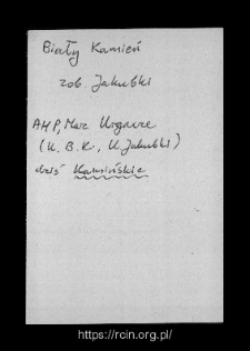 Kamińskie. Files of Wizna district in the Middle Ages. Files of Historico-Geographical Dictionary of Masovia in the Middle Ages