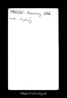 Mroczki. Files of Wizna district in the Middle Ages. Files of Historico-Geographical Dictionary of Masovia in the Middle Ages