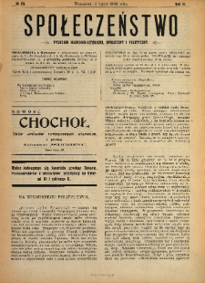 Społeczeństwo : tygodnik naukowo-literacki, społeczny i polityczny 1909 N.26