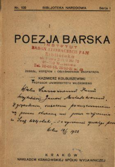 Poezja barska