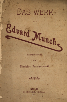 Das Werk des Edvard Munch : vier Beiträge