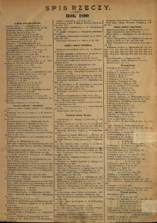 Głos : tygodnik literacko-społeczno-polityczny 1890