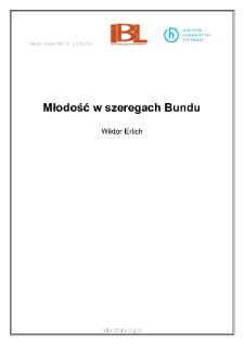 Młodość w szeregach Bundu