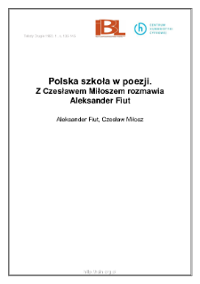 Polska szkoła w poezji