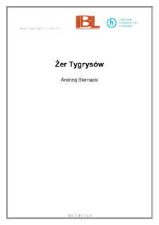 Żer Tygrysów
