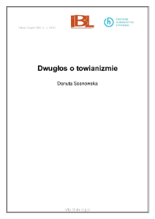 Dwugłos o towianizmie