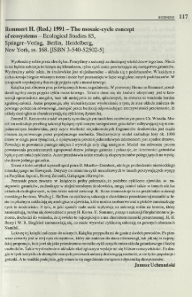 Remmert H. (Red.) 1991 - The mosaic-cycle concept of ecosystems - Ecological Studies 85, Springer-Verlag, Berlin, Heidelberg, New York, ss. 168. [ISBN 3-540-52502-5]