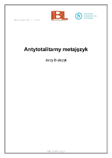 Antytotalitarny metajęzyk