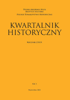 Kwartalnik Historyczny, R. 129 nr 1 (2022), Recenzje