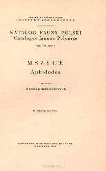 Mszyce = Aphidodea