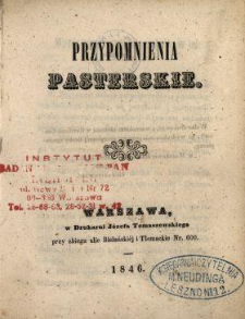 Przypomnienia pasterskie