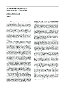 Wczesnośredniowieczny gr&oacute;d kruszwicki. Cz. I. Stratygrafia