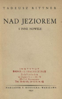 Nad jeziorem i inne nowele