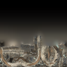 Srebrzony kabłączek skroniowy, XII w. [3D]