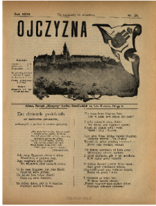 Ojczyzna : pismo tygodniowe z obrazkami dla wszystkich 1906 N.38