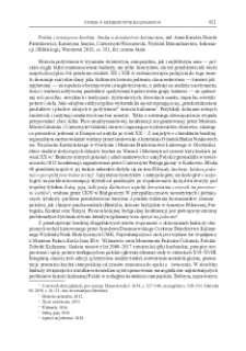 Polska i świat przez kuchnię. Studia o dziedzictwie kulinarnym, red. Anna Kamler, Dorota Pietrzkiewicz, Katarzyna Seroka, Uniwersytet Warszawski, Wydział Dziennikarstwa, Informacji i Bibliologii, Warszawa 2018 : [recenzja]