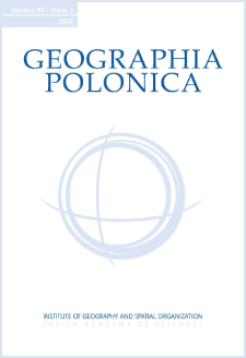 Geographia Polonica Vol. 95 No. 3 (2022), Contents