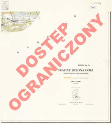Powiat Zielona G&oacute;ra : wojew&oacute;dztwo zielonog&oacute;rskie : skala 1:25 000