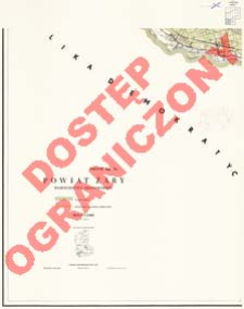 Powiat Żary : wojew&oacute;dztwo zielonog&oacute;rskie : skala 1:25 000