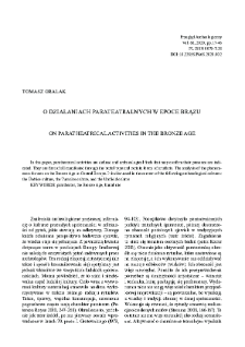 On paratheatrical activities in the Bronze Age